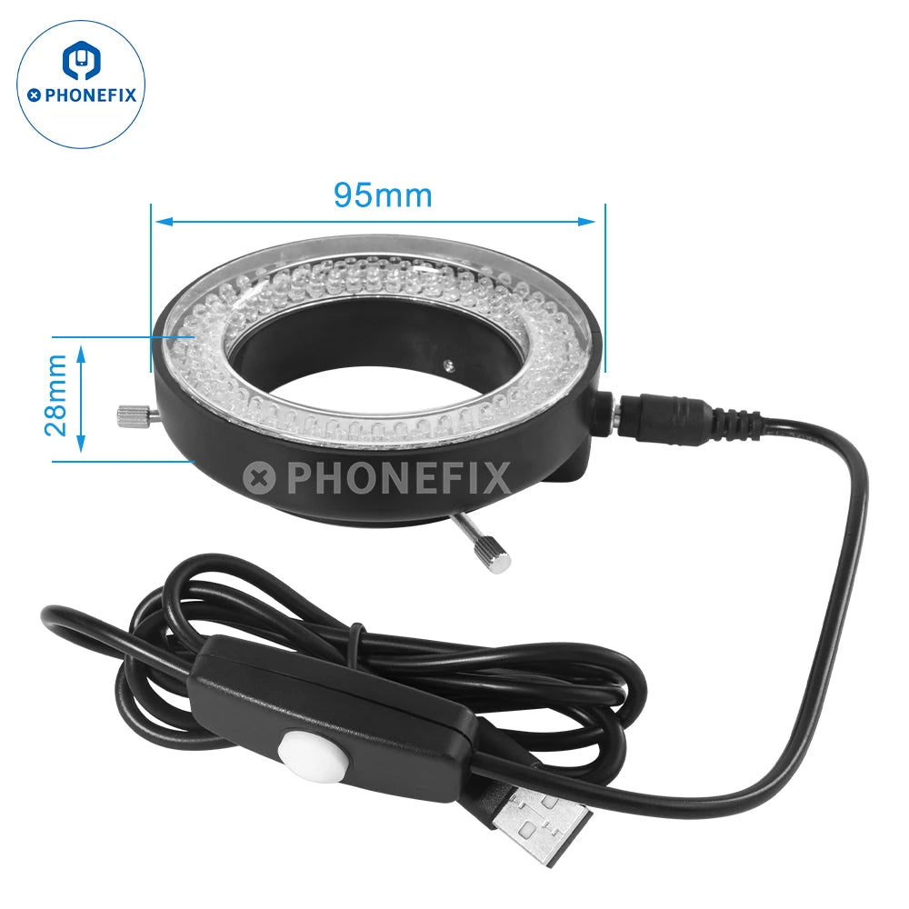 Mechanic 64 / 72 / 144 LED Microscope Ring Light Lamp
