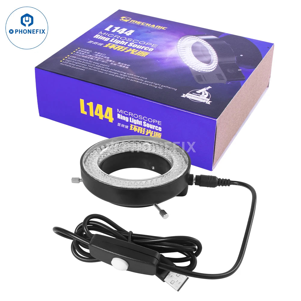 Mechanic 64 / 72 / 144 LED Microscope Ring Light Lamp